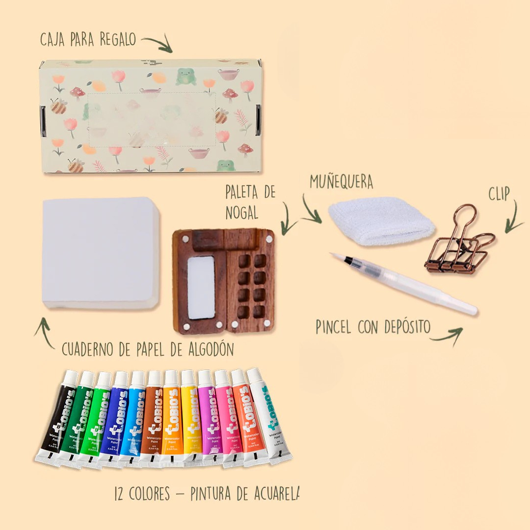Frida Box Set de Mini-Acuarelas