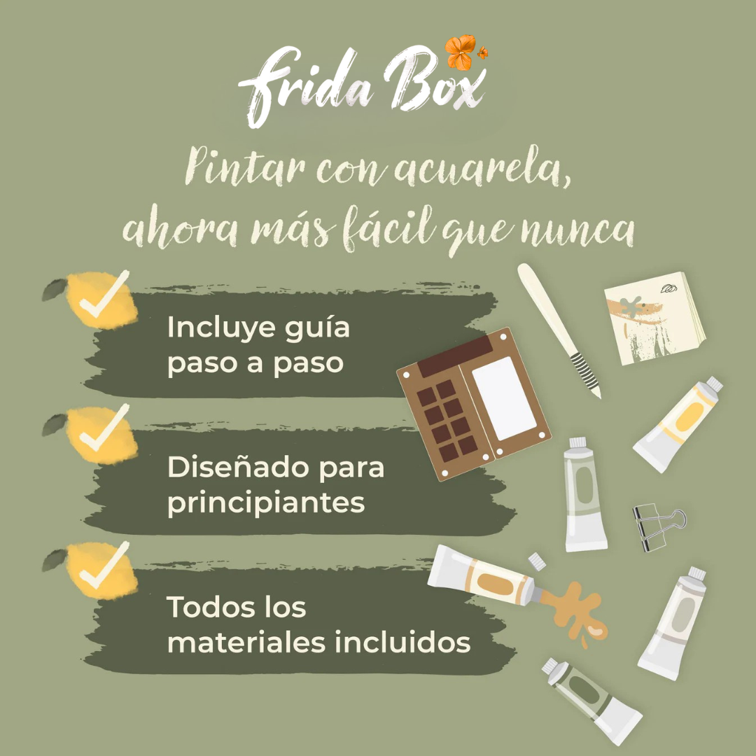 Frida Box Set de Mini-Acuarelas